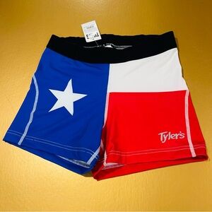 Tyler's Texas Pride Flag Shorts Medium NEW